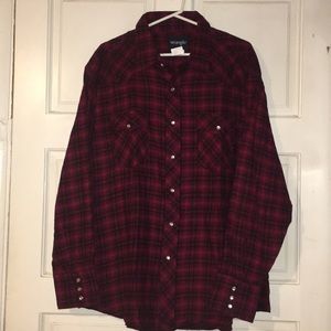 Wrangler flannel shirt
